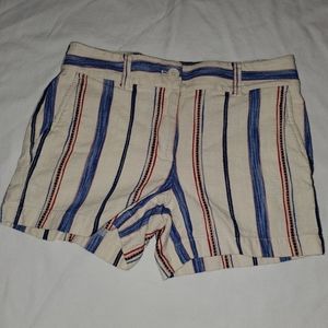 Striped 4" Loft shorts